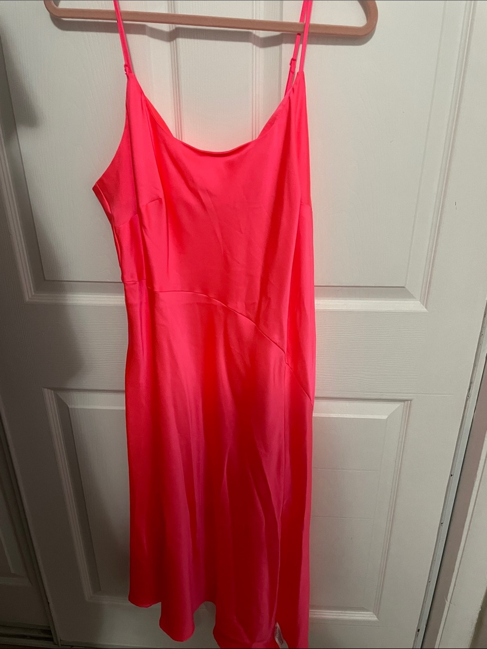 a new day Bright Neon Pink Slip Dress